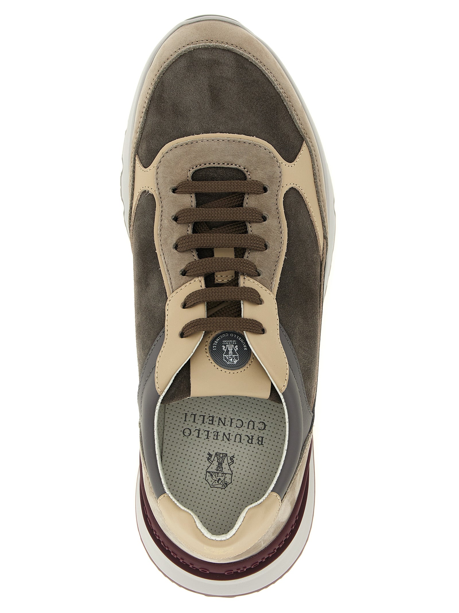 Brunello Cucinelli Bunte Sneaker aus Kalbsleder