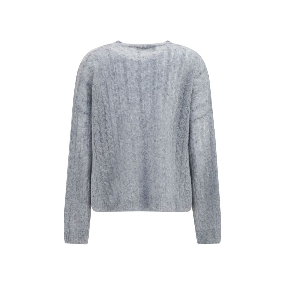 Lisa Yang Grauer Kaschmirpullover