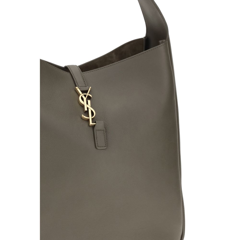 Saint Laurent Bicolor Calf Leather Bos Taurus Schultertasche