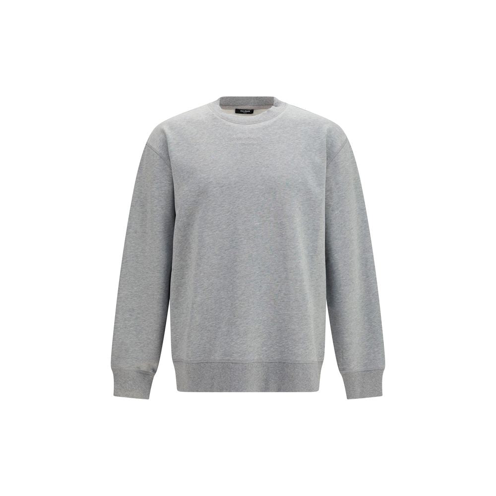 Balmain Grauer Baumwollpullover