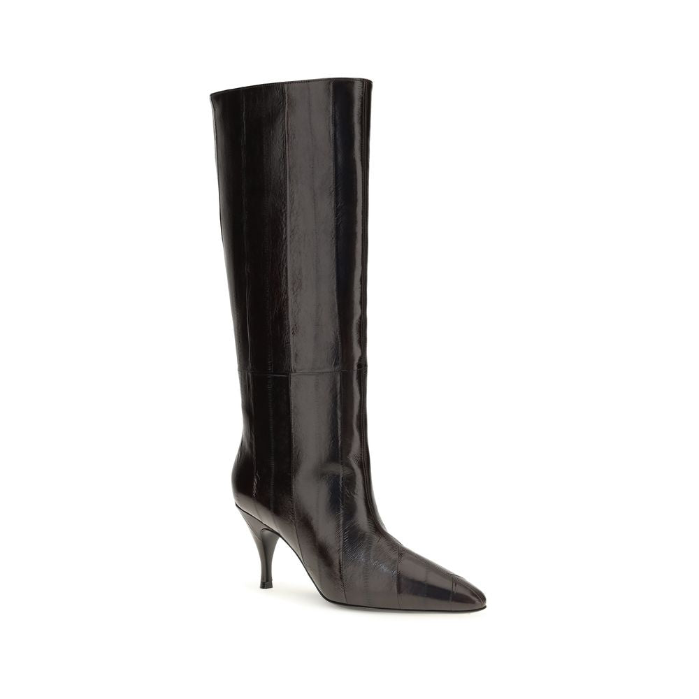 Herbert Levine Braune Kalbsleder Bos Taurus Stiefel