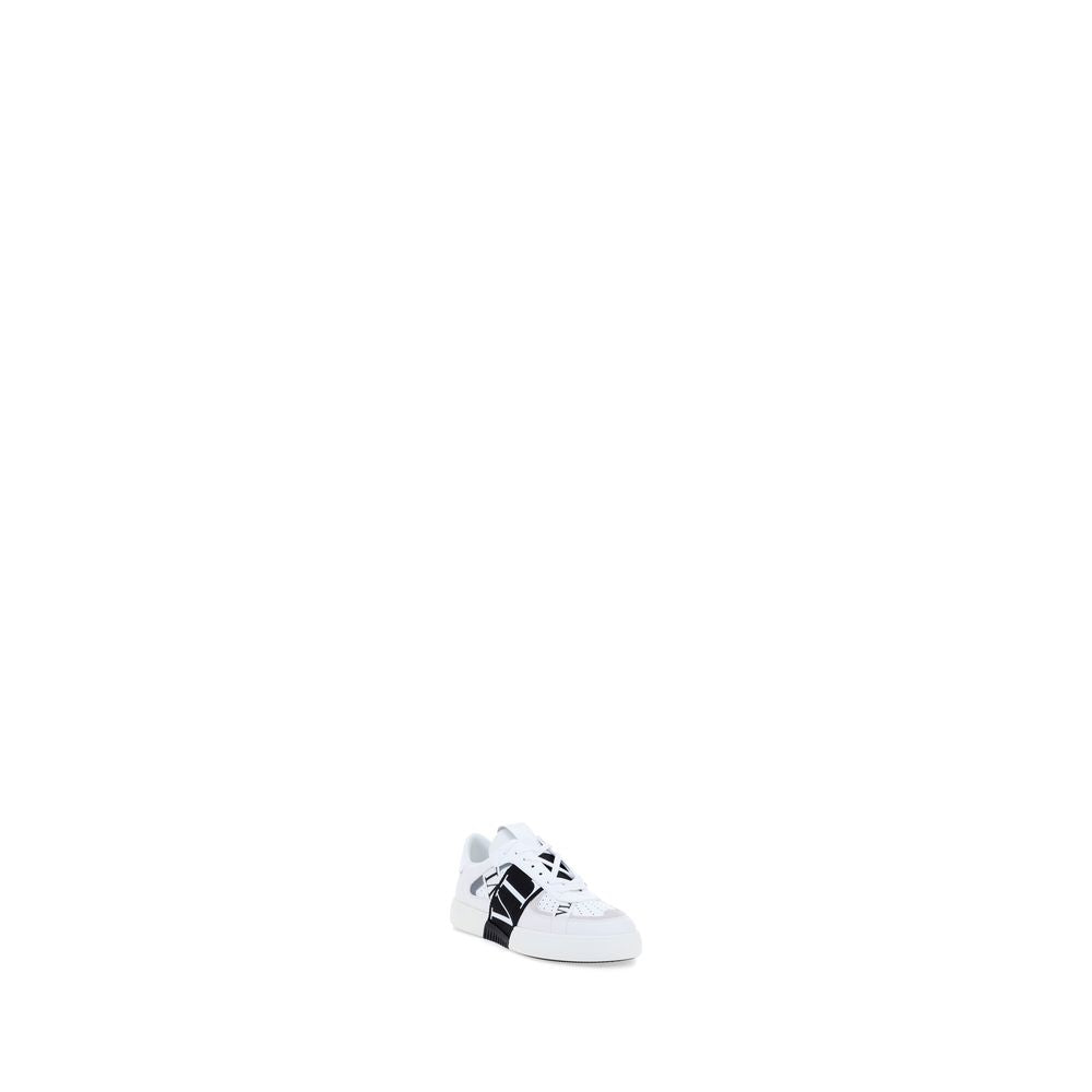 Valentino Garavani Weiße Kalbsleder Bos Taurus Athletic Sneaker