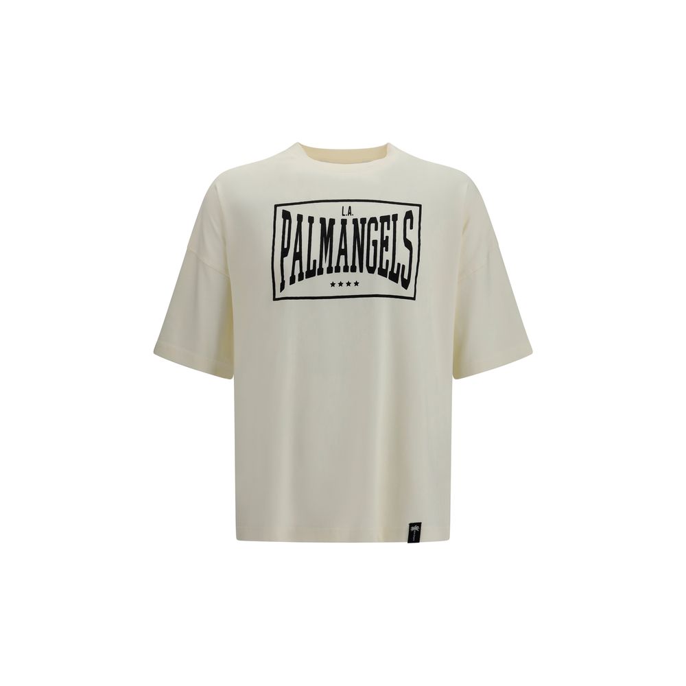 Palm Angels Beiges Baumwoll-T-Shirt