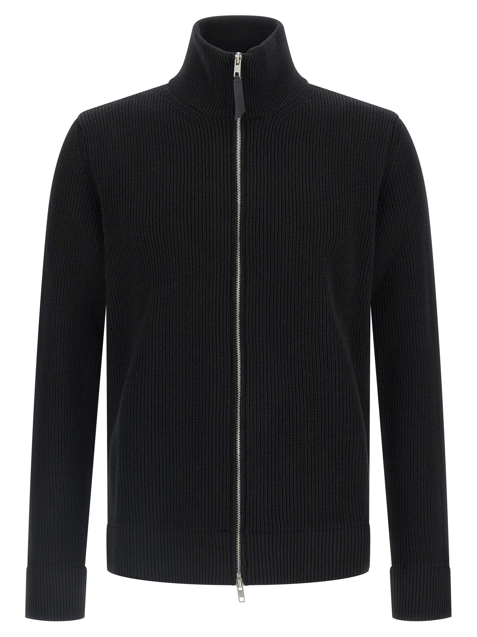 Maison Margiela Schwarzer Baumwollcardigan