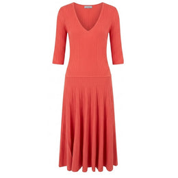 Malo Rotes Baumwollkleid für Damen