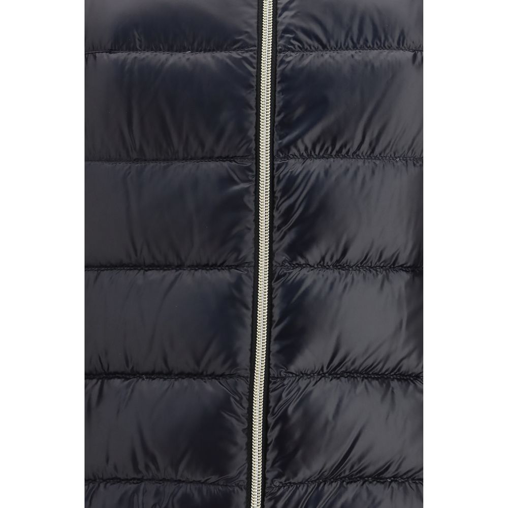 Herno Schwarze Polyamid-Jacke in voller Länge