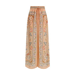 Zimmermann Multicolor Silk Casual Pants
