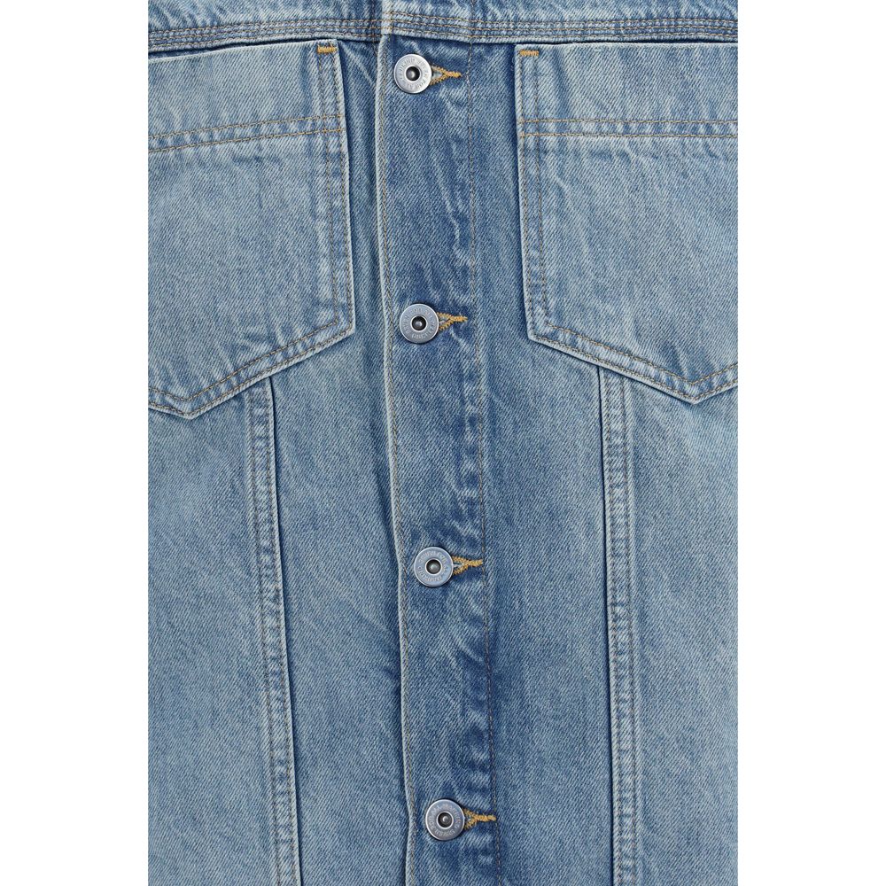 7FOR Blaue Jeansjacke aus Baumwolle