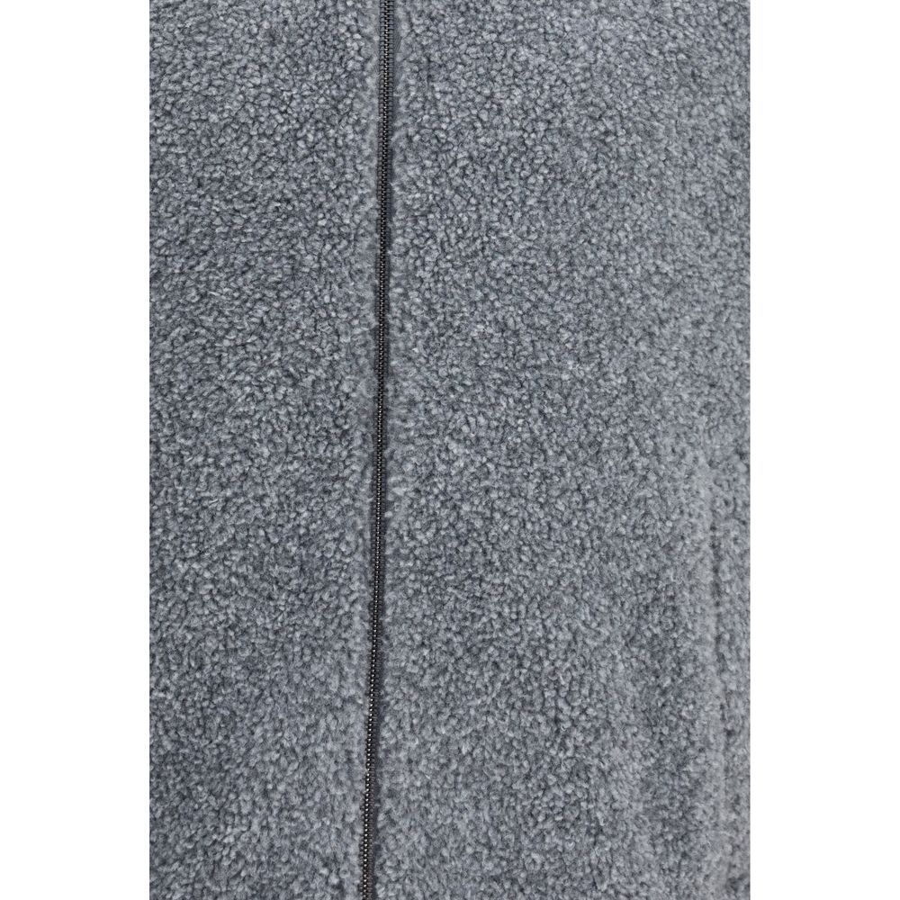 Herno Graue Polyester-Jacke in voller Länge