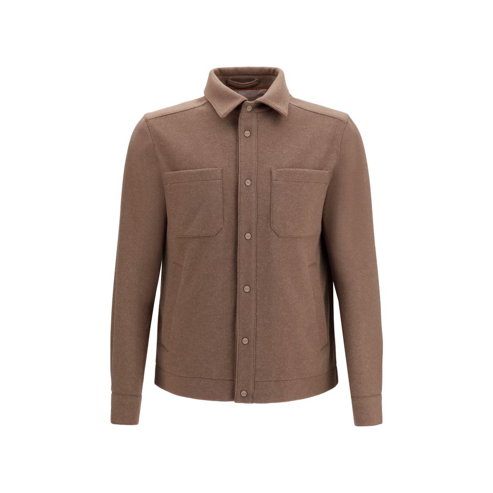 Herno Braune Polyester-Jacke