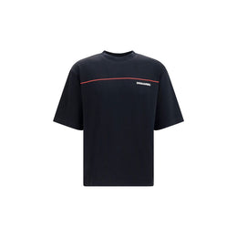 Dsquared² Schwarzes Baumwoll-T-Shirt