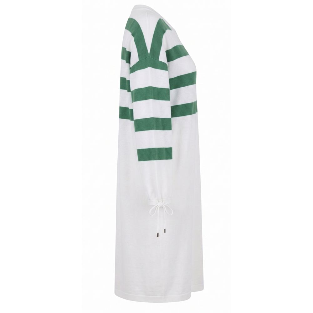 Malo Baumwollkleid in Weiß