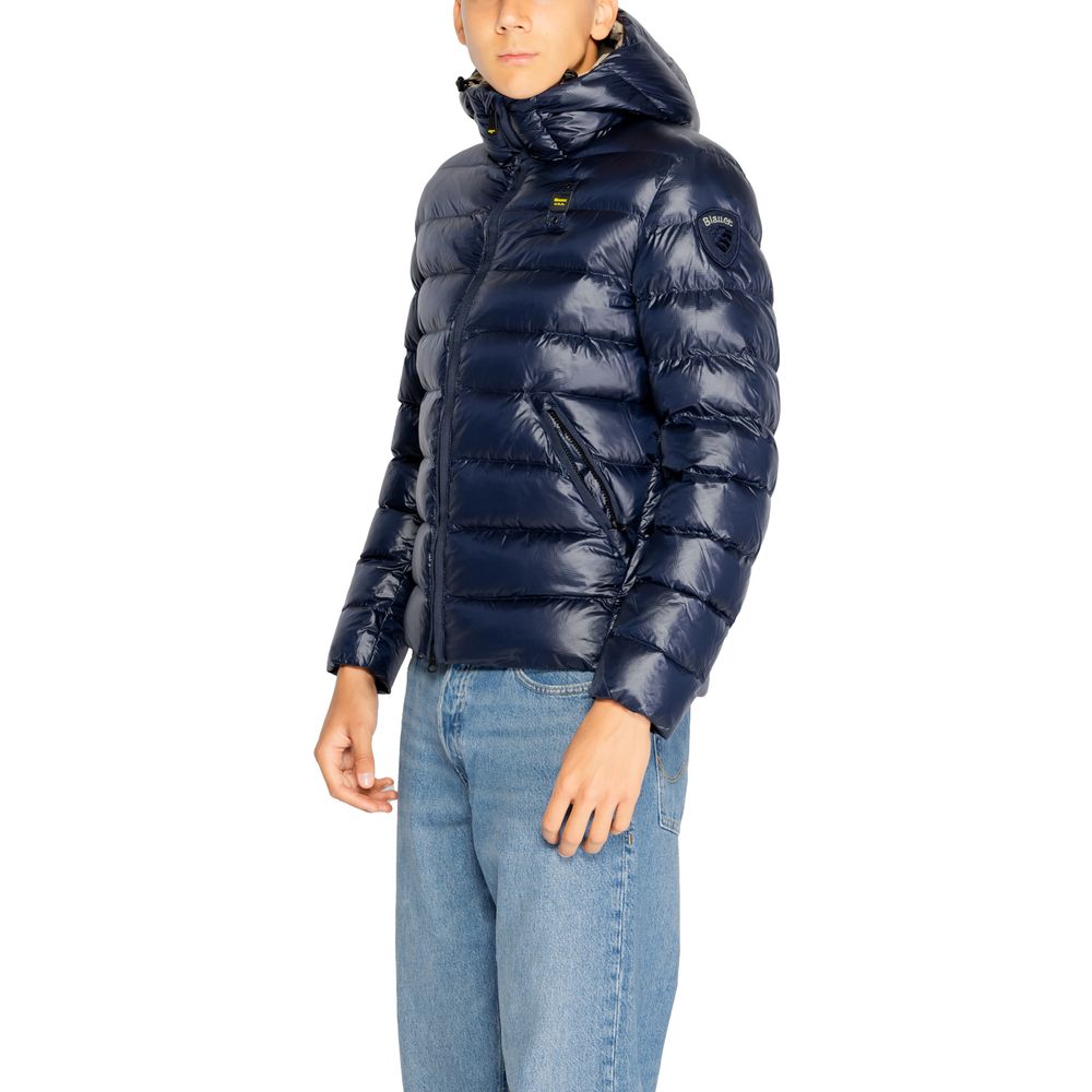 Blauer Blaue Polyesterkleidung