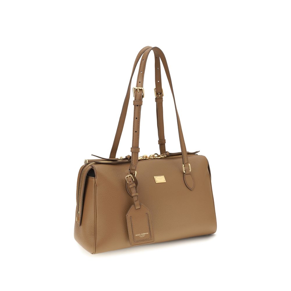 Dolce & Gabbana Beige Calf Leather Bos Taurus Wallet