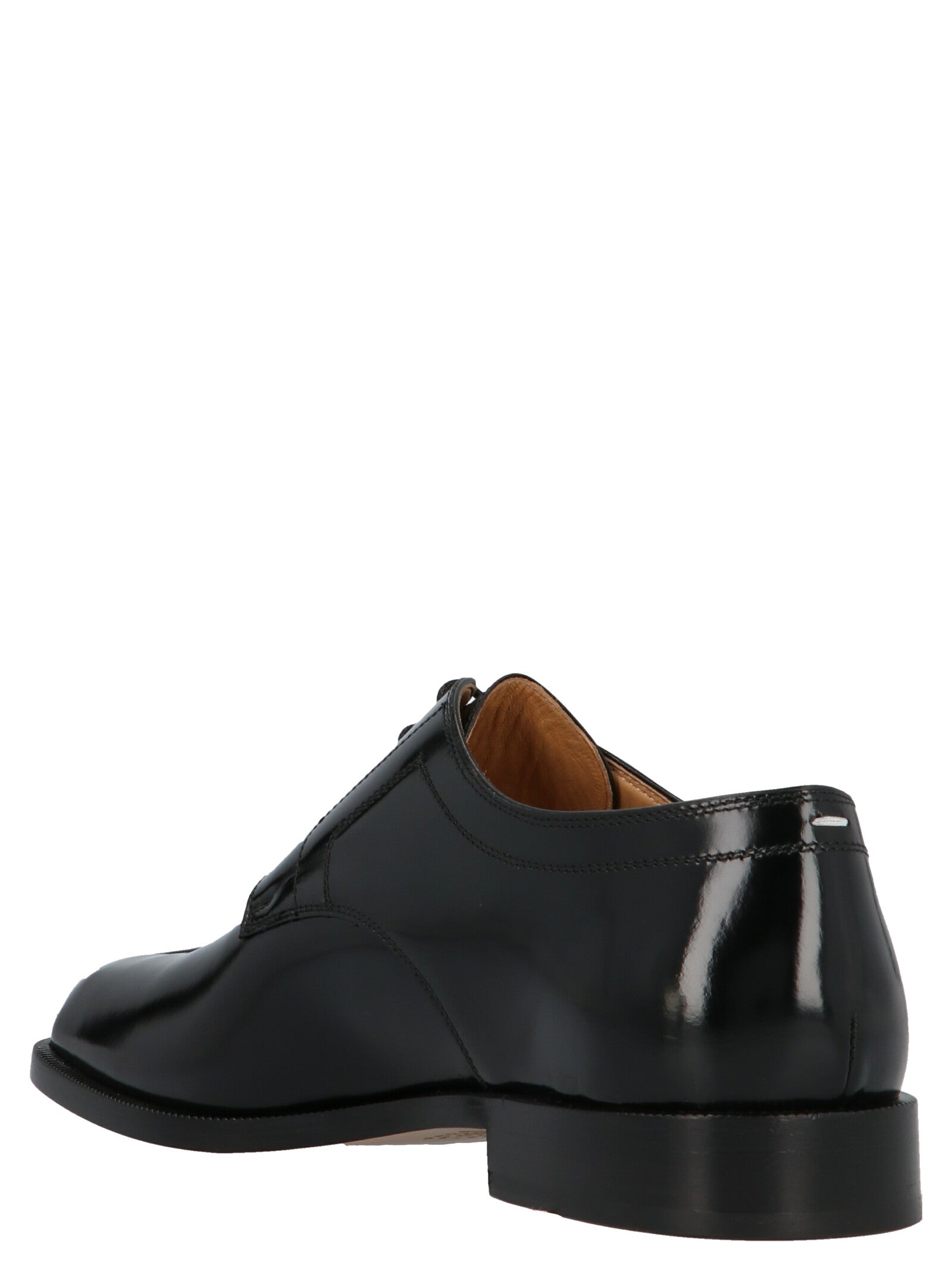 Maison Margiela Schwarze Oxford- und Derby-Schuhe aus Kalbsleder