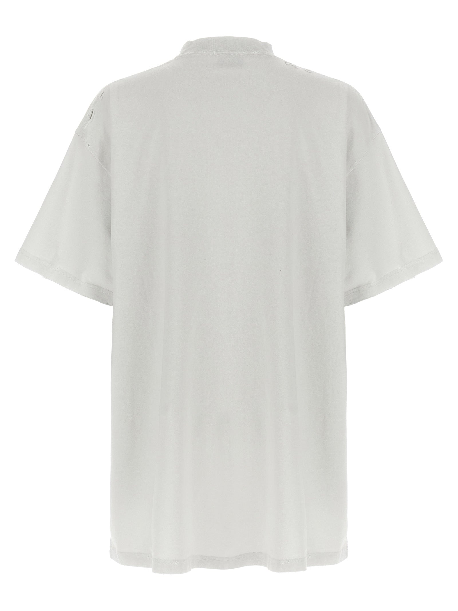 Balenciaga Weißes Baumwoll-T-Shirt