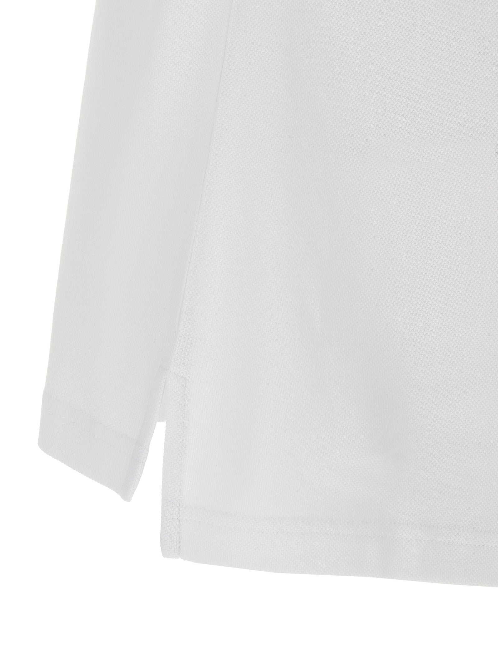 Moschino Weißes Poloshirt aus Baumwolle