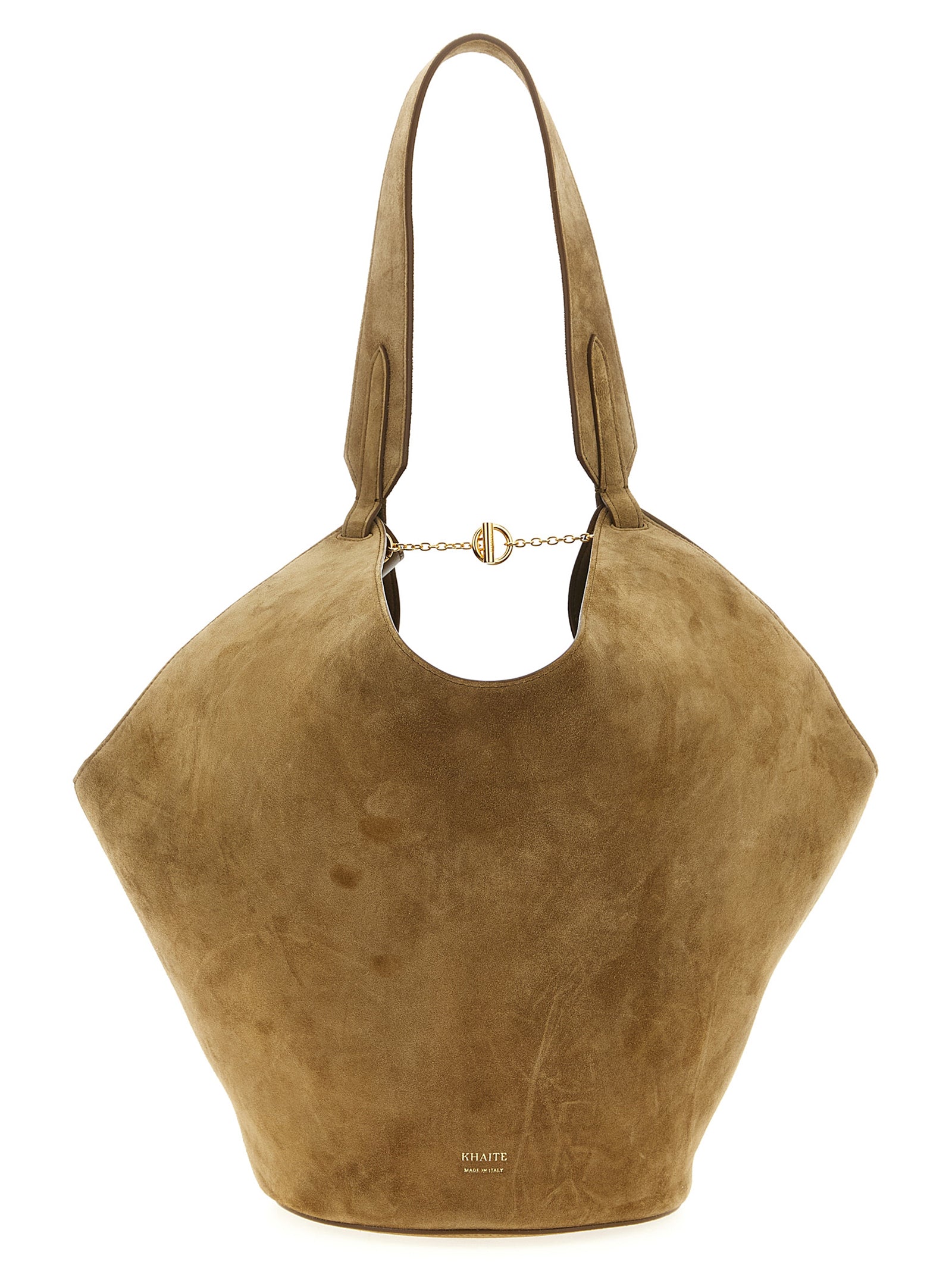 Khaite Braune Kalbsleder-Tote Bag