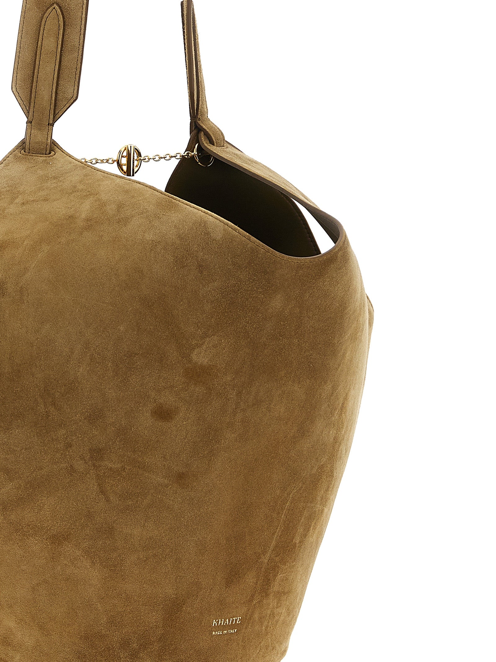 Khaite Braune Kalbsleder-Tote Bag