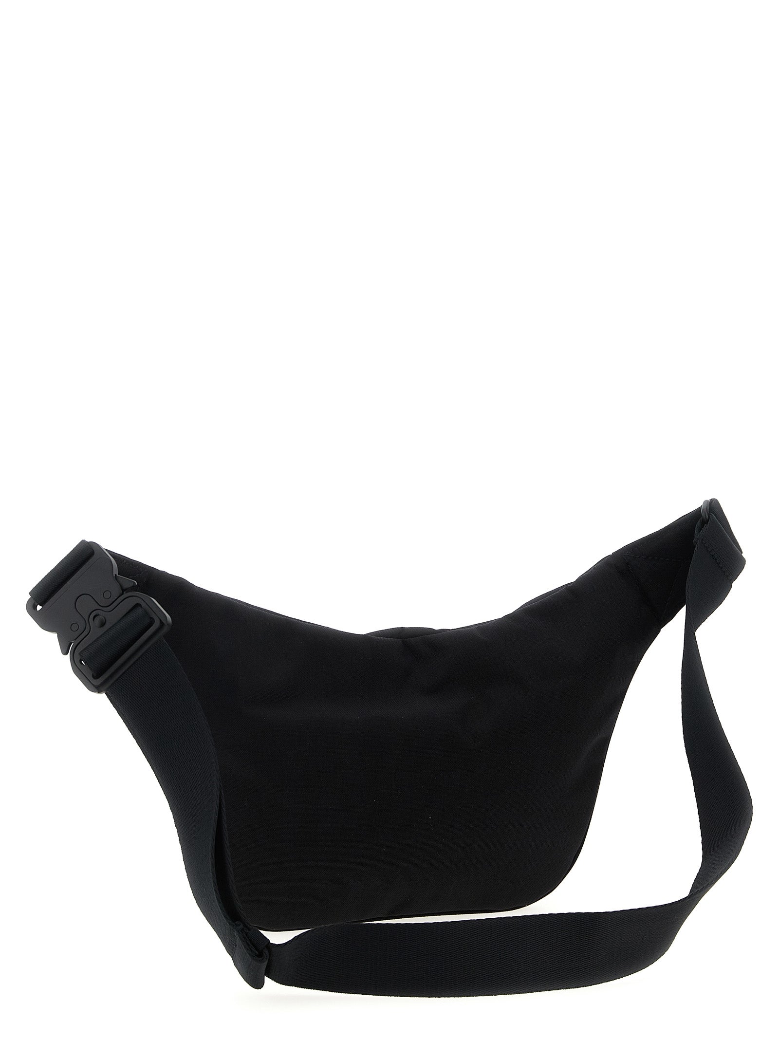 Y-3 Schwarze Crossbody-Tasche aus Polyamid
