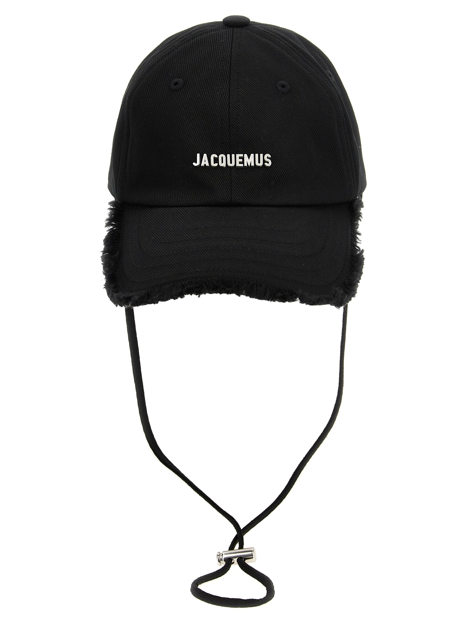 Jacquemus Schwarze Baumwollkappe (Baseball Cap)