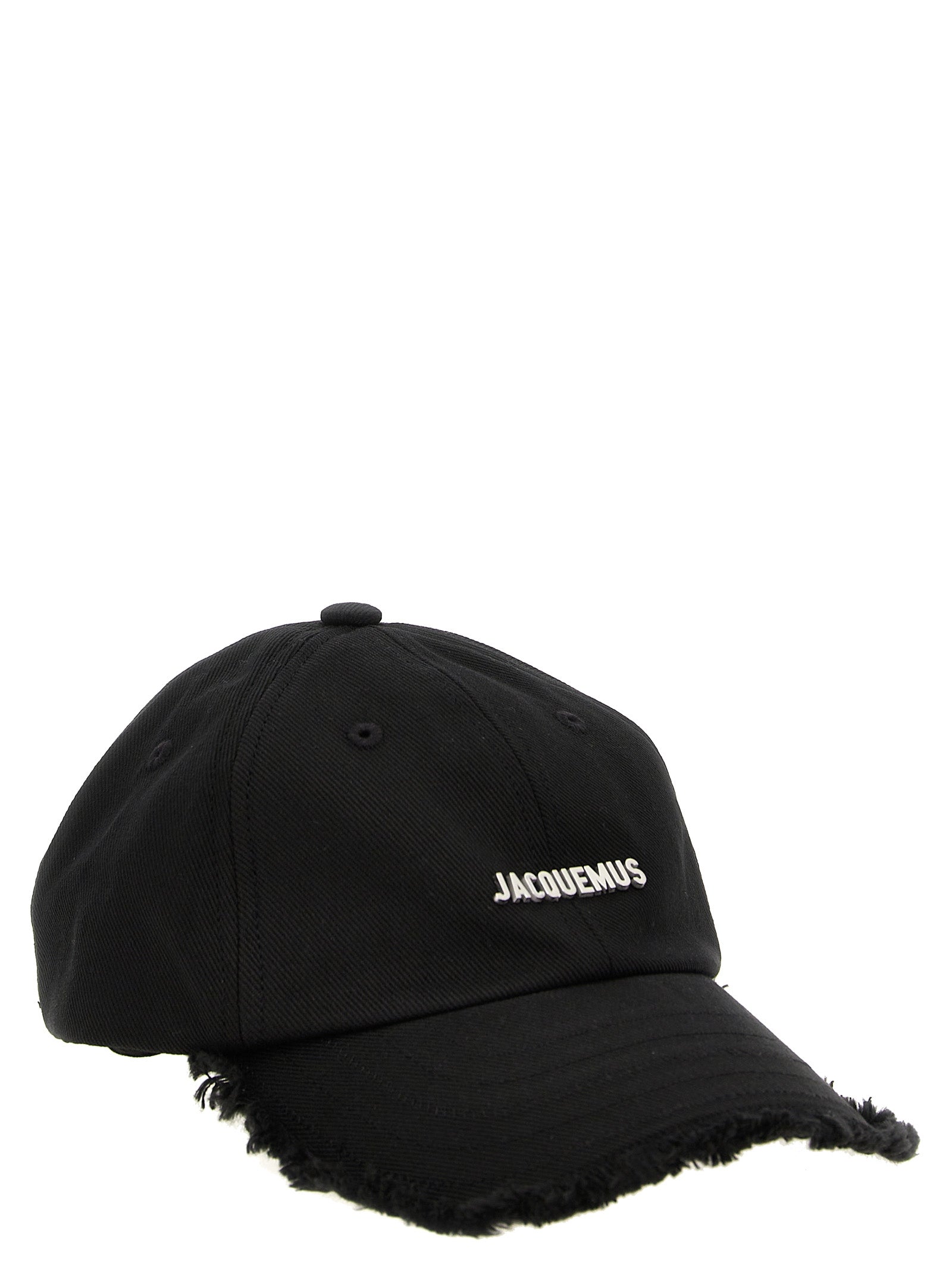 Jacquemus Schwarze Baumwollkappe (Baseball Cap)