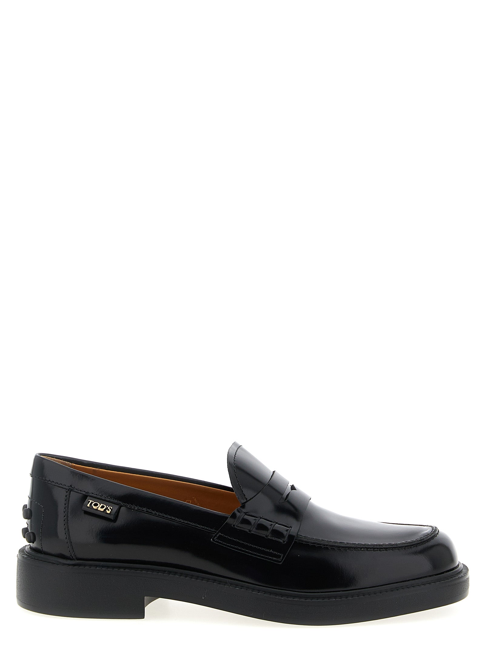 Tod's Schwarze Loafer aus Kalbsleder zum Hineinschlüpfen