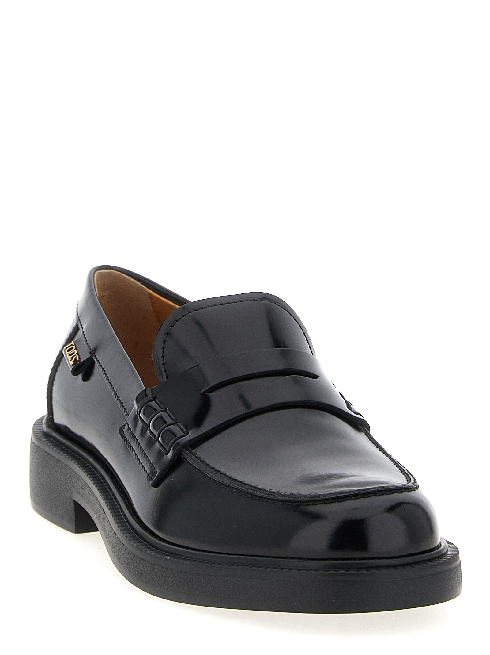 Tod's Schwarze Loafer aus Kalbsleder zum Hineinschlüpfen