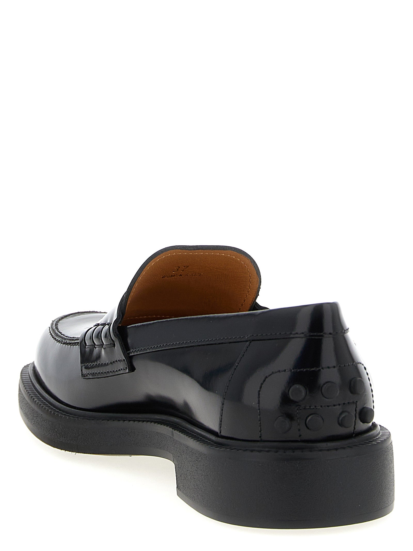 Tod's Schwarze Loafer aus Kalbsleder zum Hineinschlüpfen