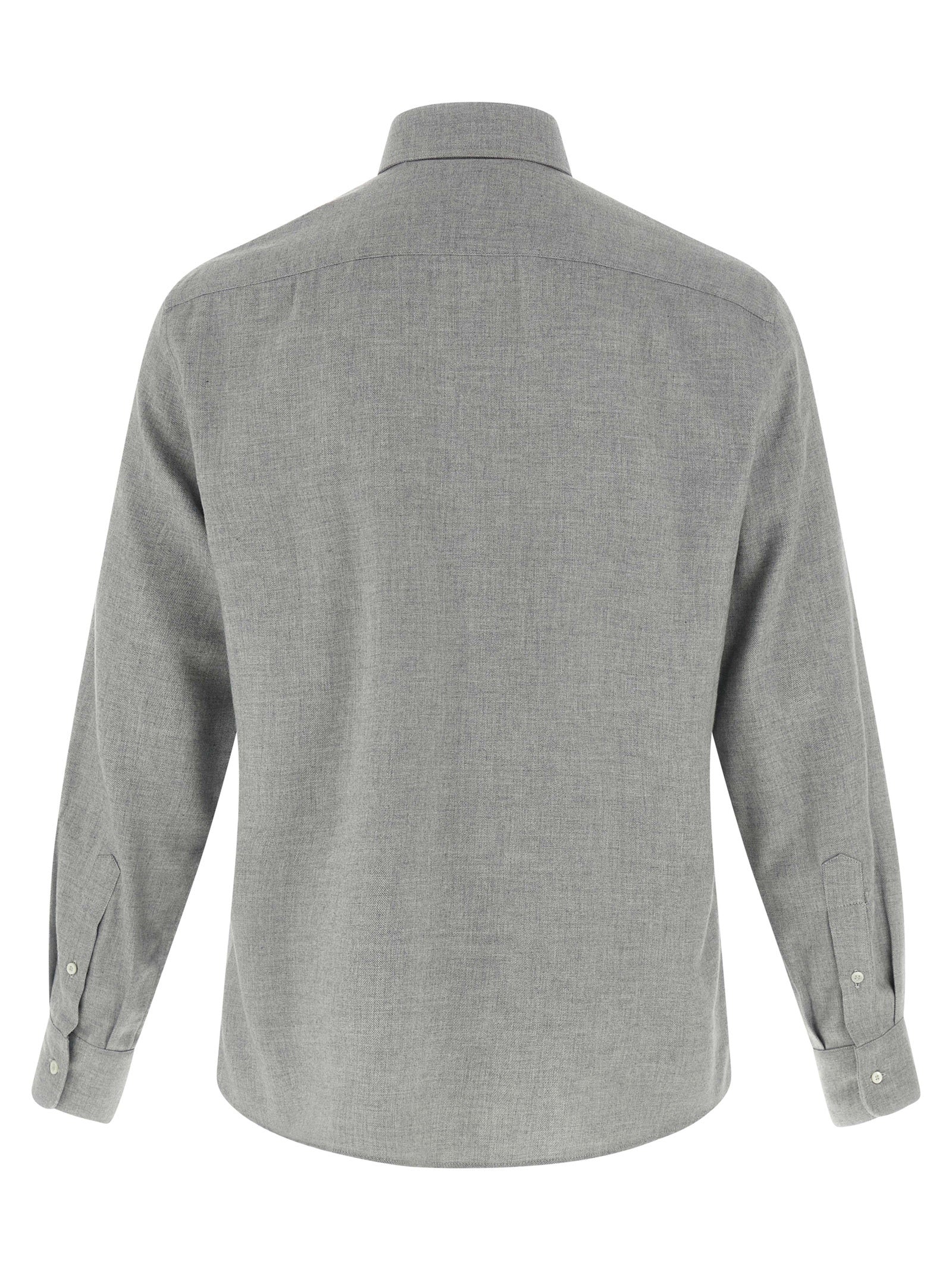 Brunello Cucinelli Graue Baumwollbluse