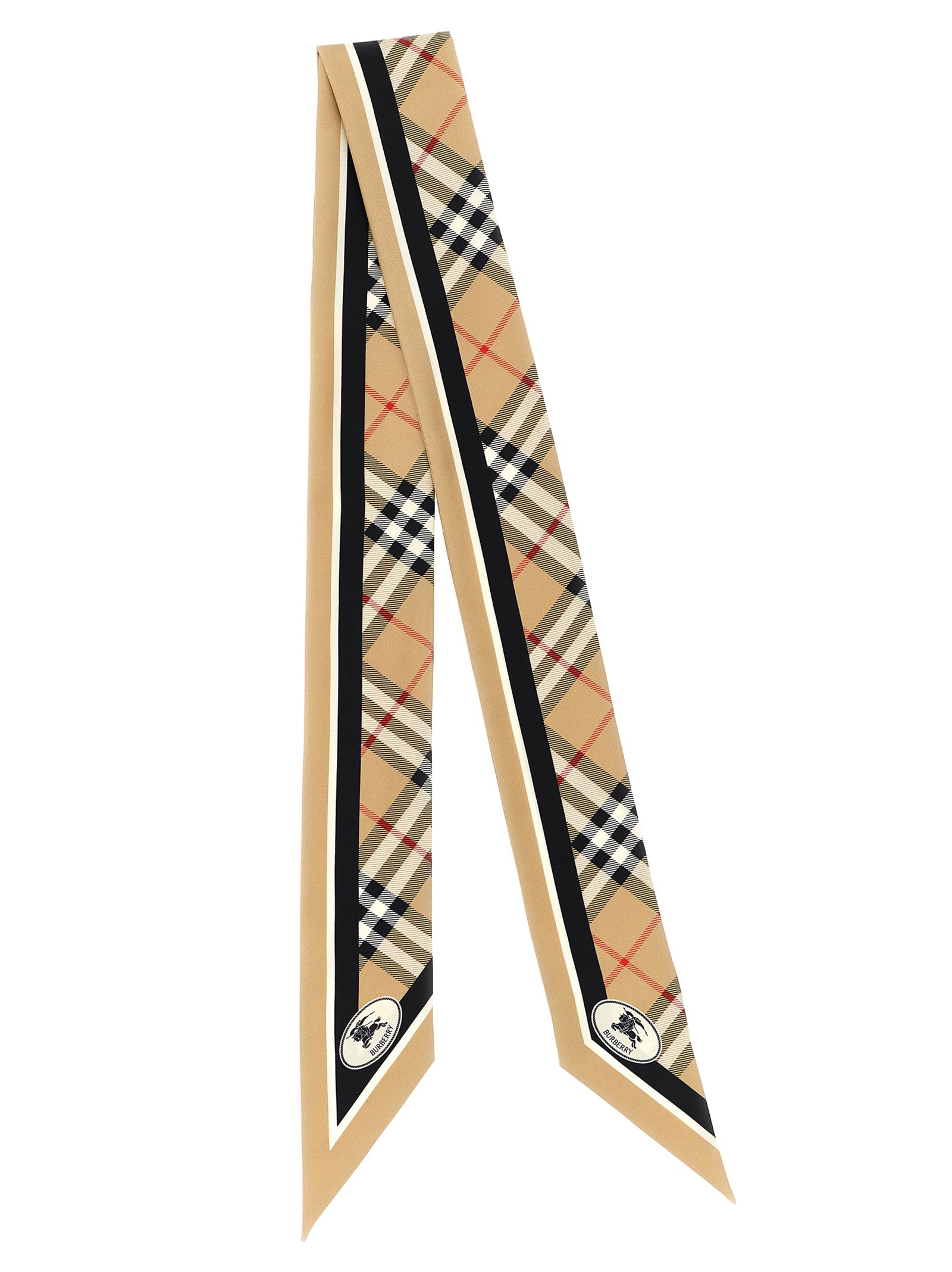 Burberry Beige Satin-Tuch