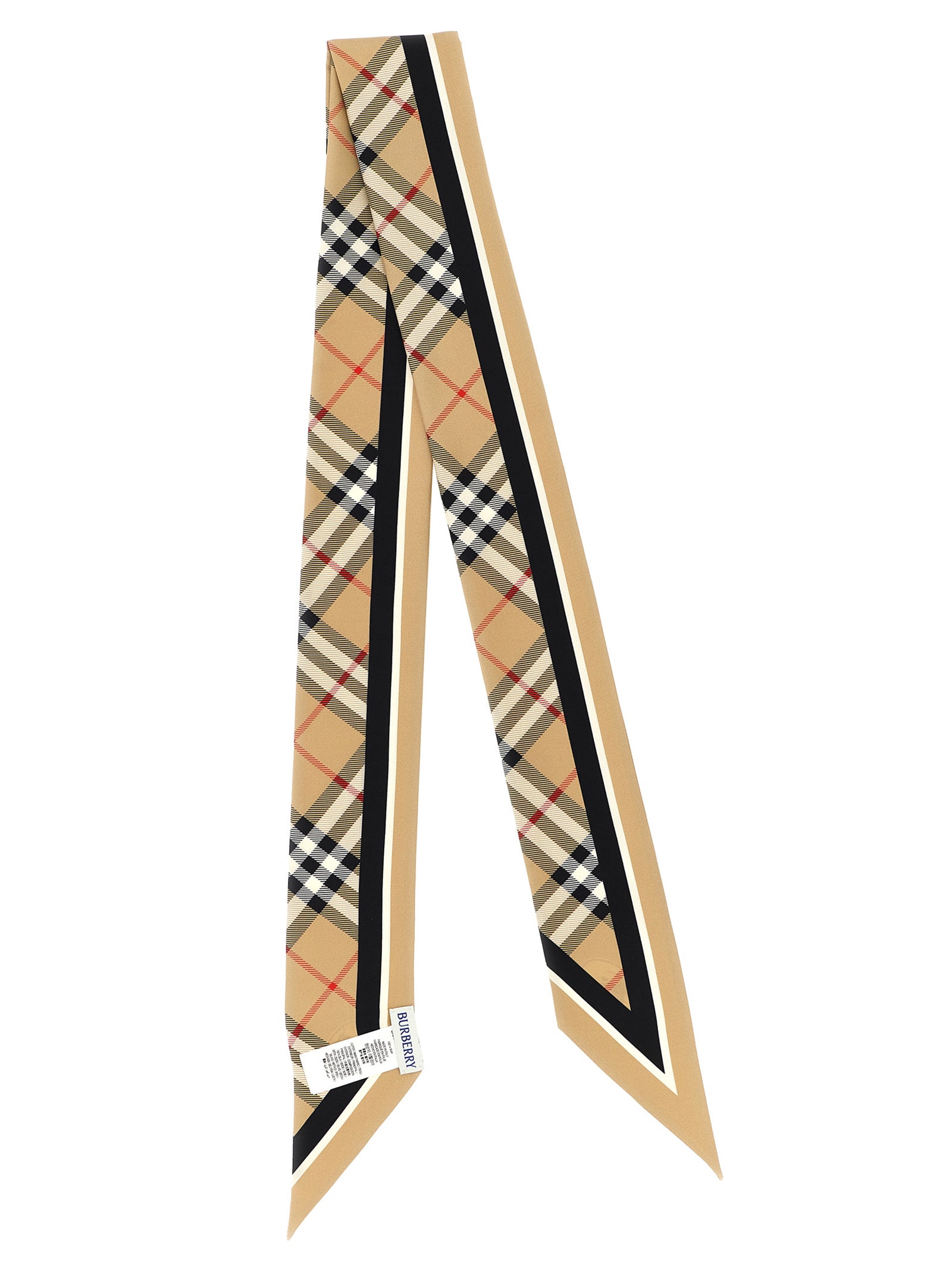 Burberry Beige Satin-Tuch