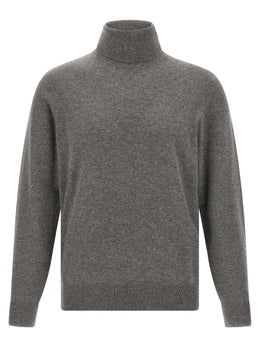Brunello Cucinelli Grauer Kaschmir-Strickjacke