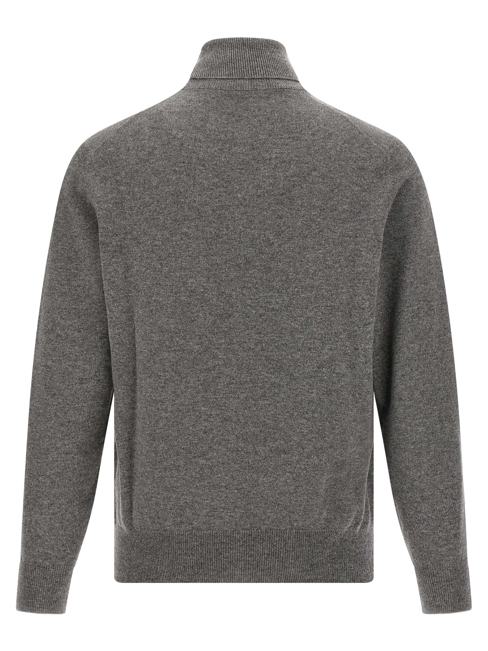 Brunello Cucinelli Grauer Kaschmir-Strickjacke