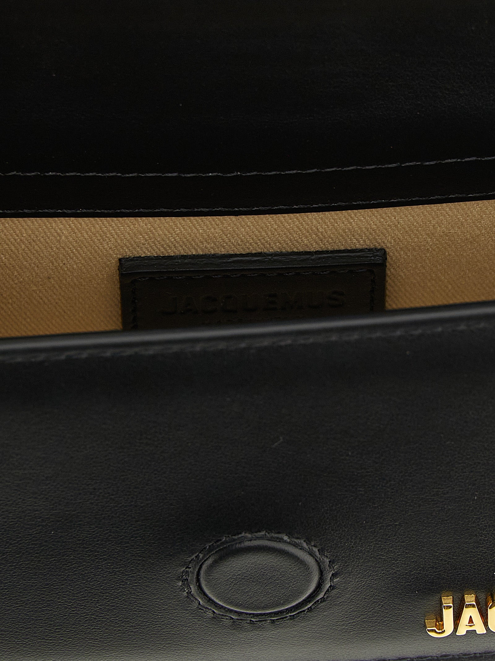 Jacquemus Schwarze Kalbsleder-Handtasche