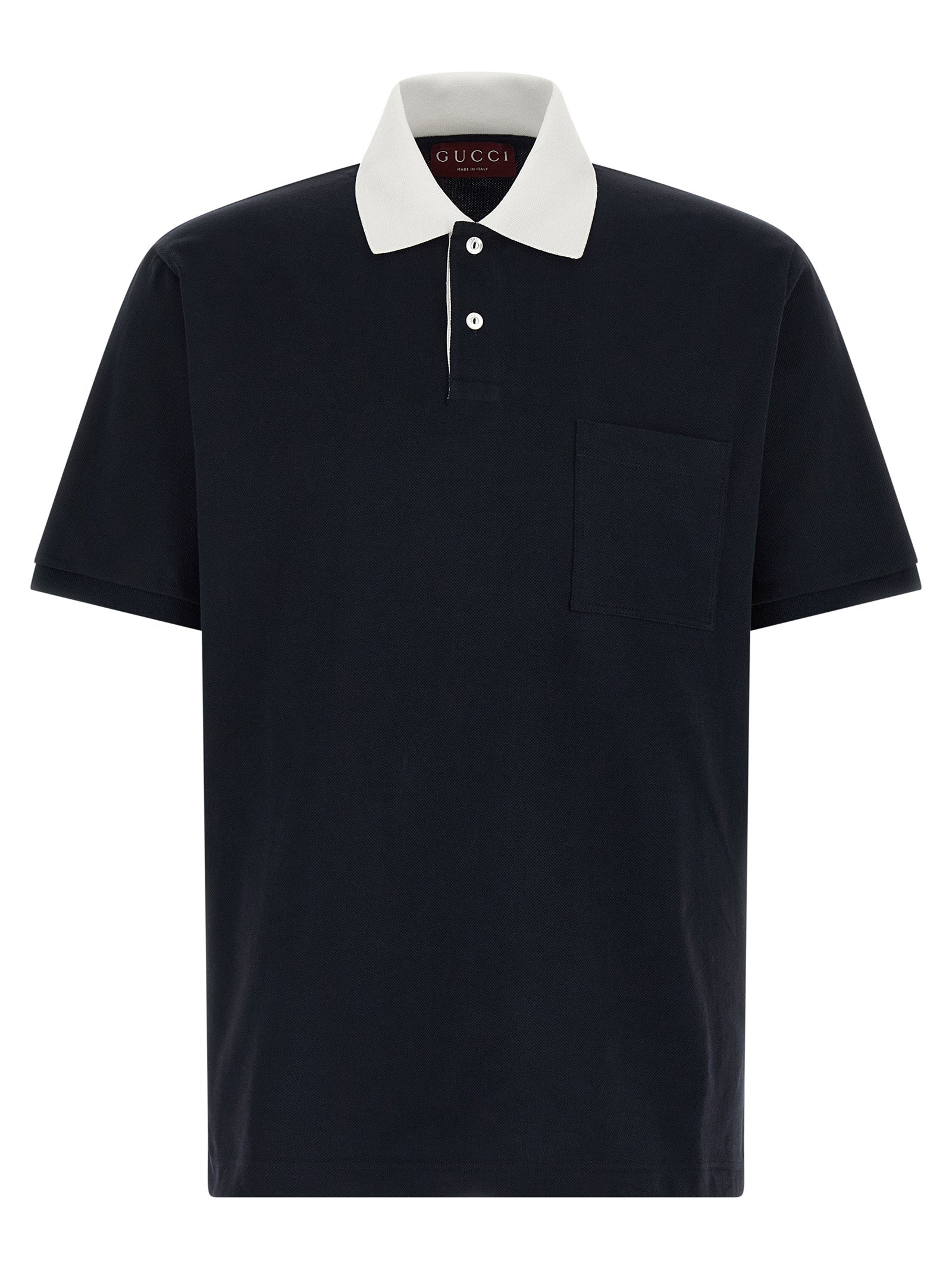 Gucci Blaues Baumwoll-Polohemd