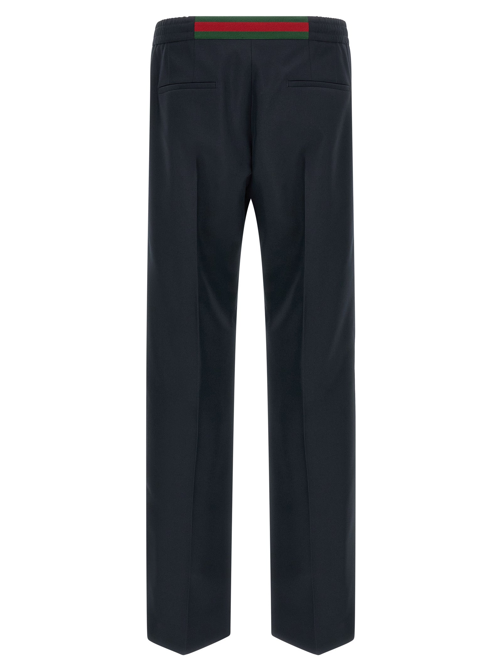 Gucci Blaue Freizeithose aus Polyester