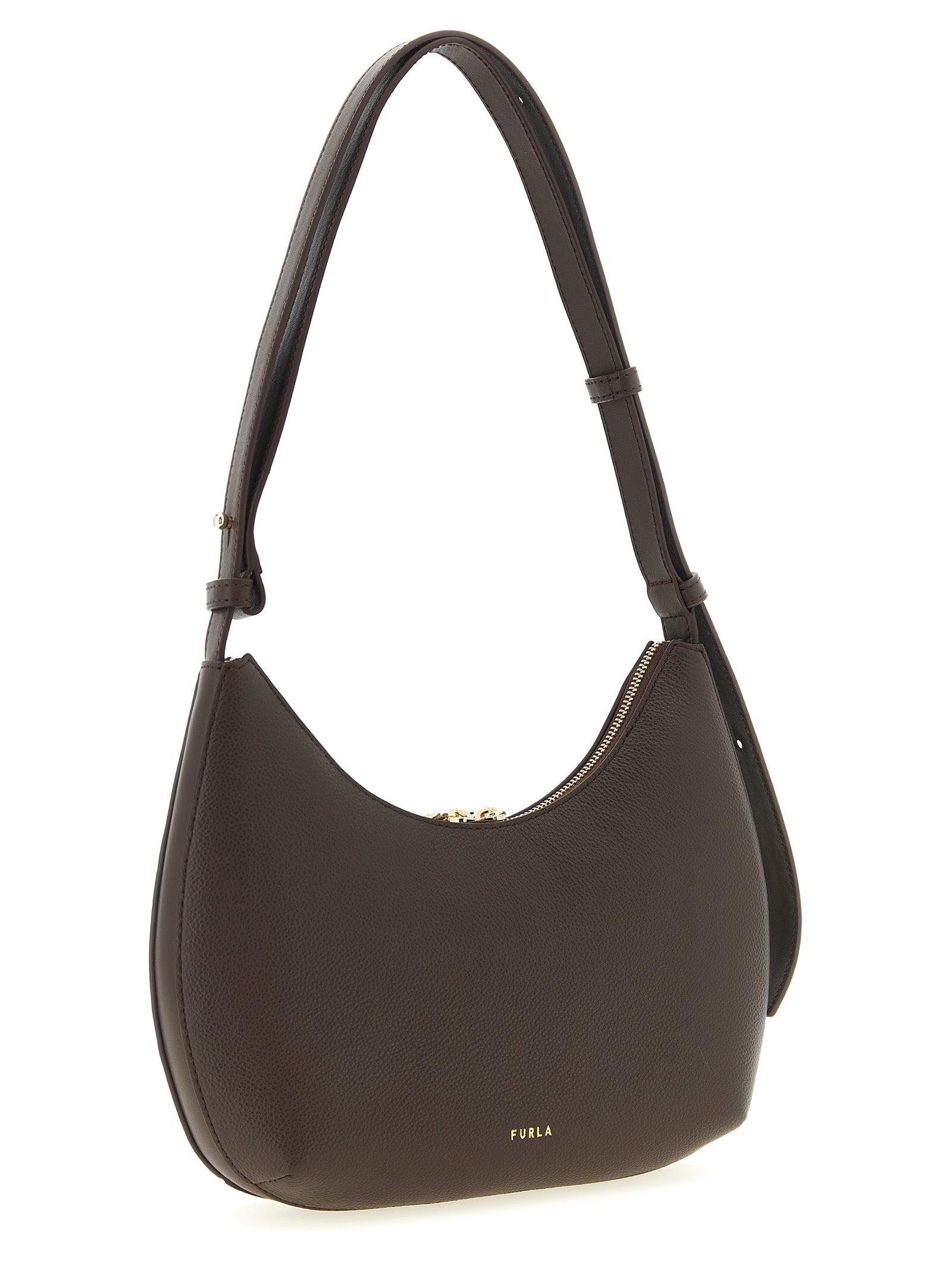 Furla Braunes Kalbsleder Damen Crossbody Tasche