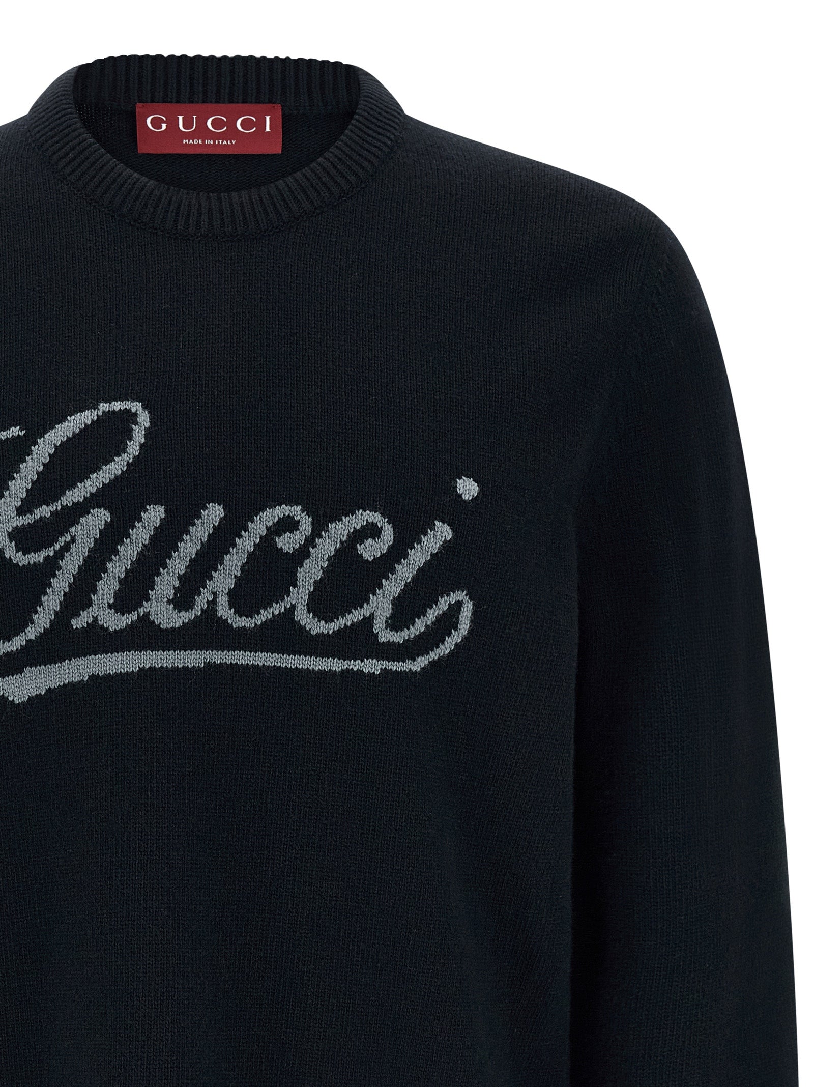 Gucci Blauer Wollcardigan