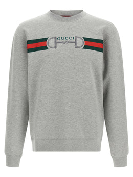 Gucci Grauer Baumwollpullover