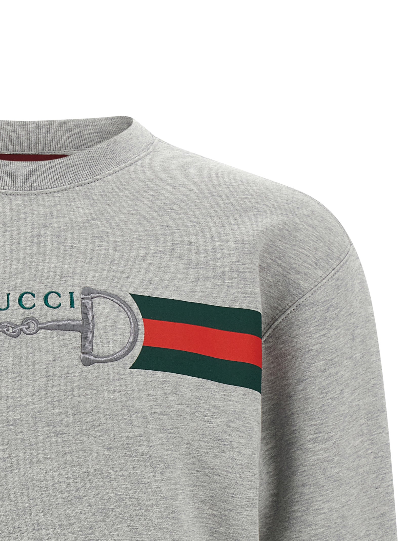 Gucci Grauer Baumwollpullover