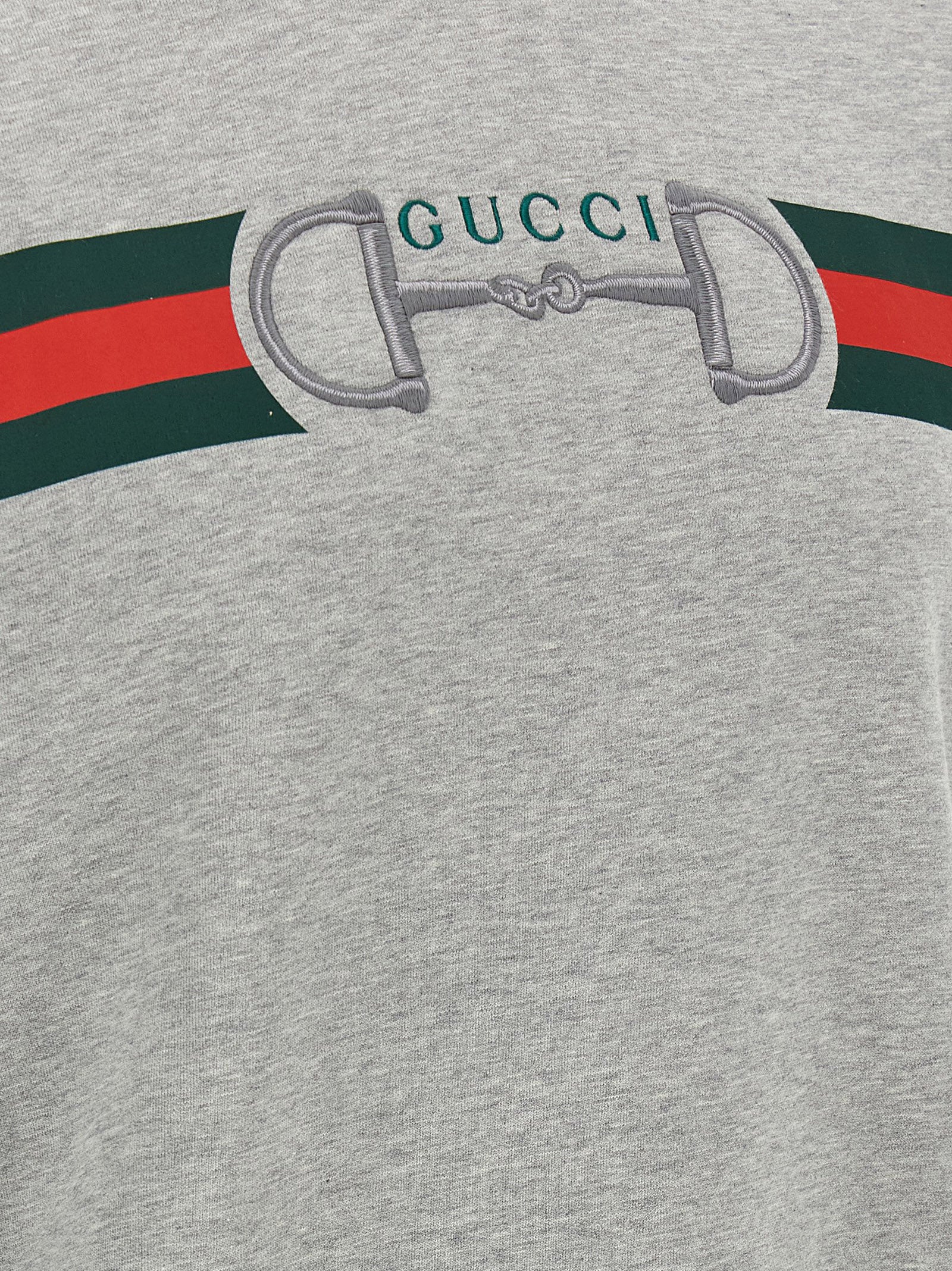 Gucci Grauer Baumwollpullover