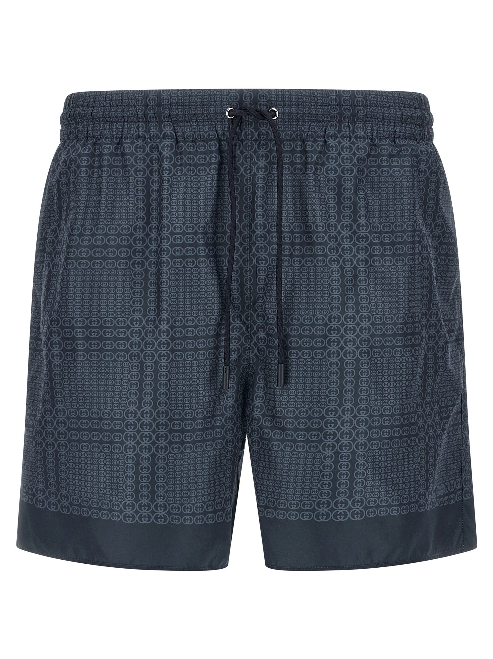 Gucci Blaue Badeshorts aus Polyester