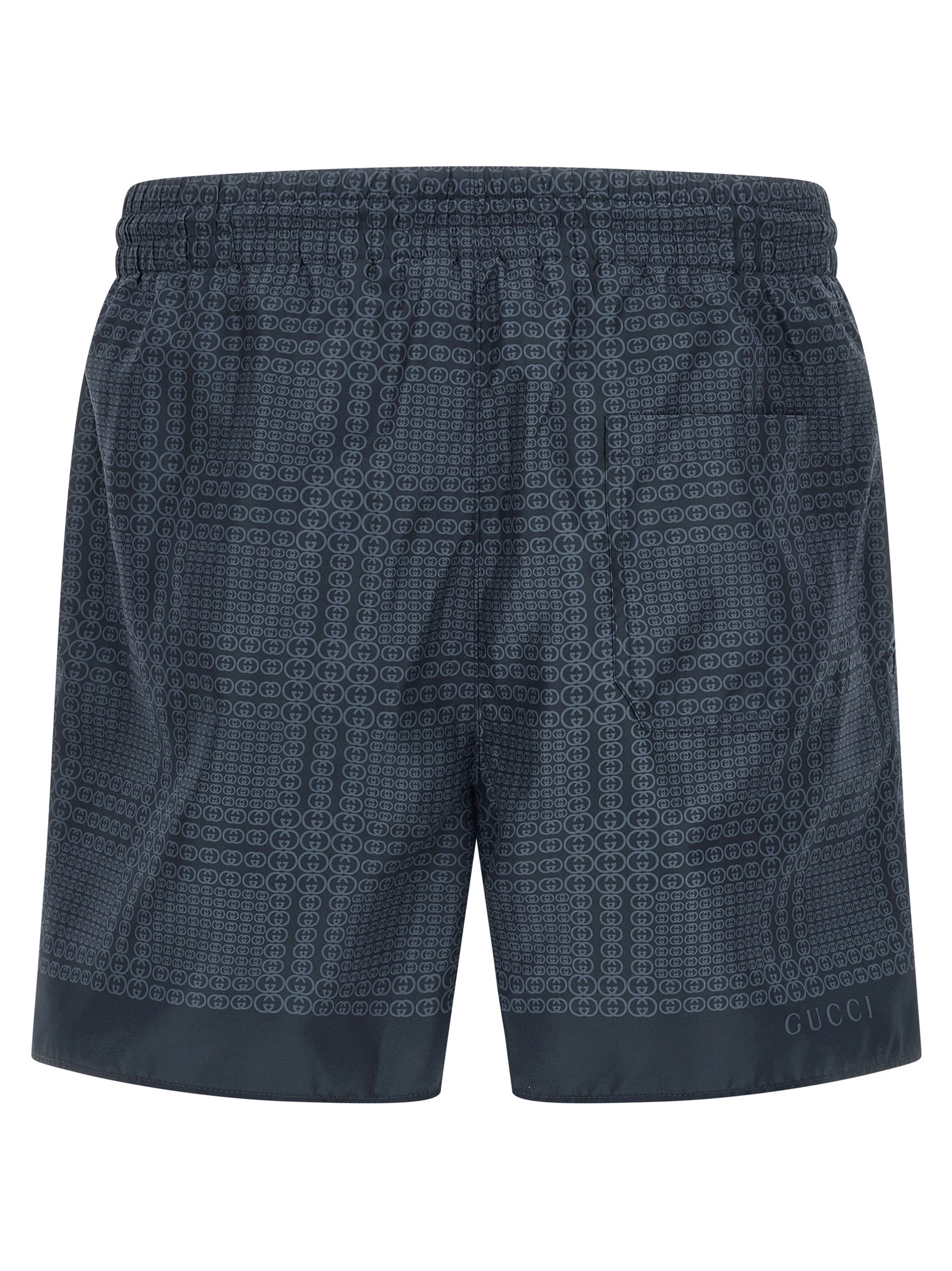 Gucci Blaue Badeshorts aus Polyester