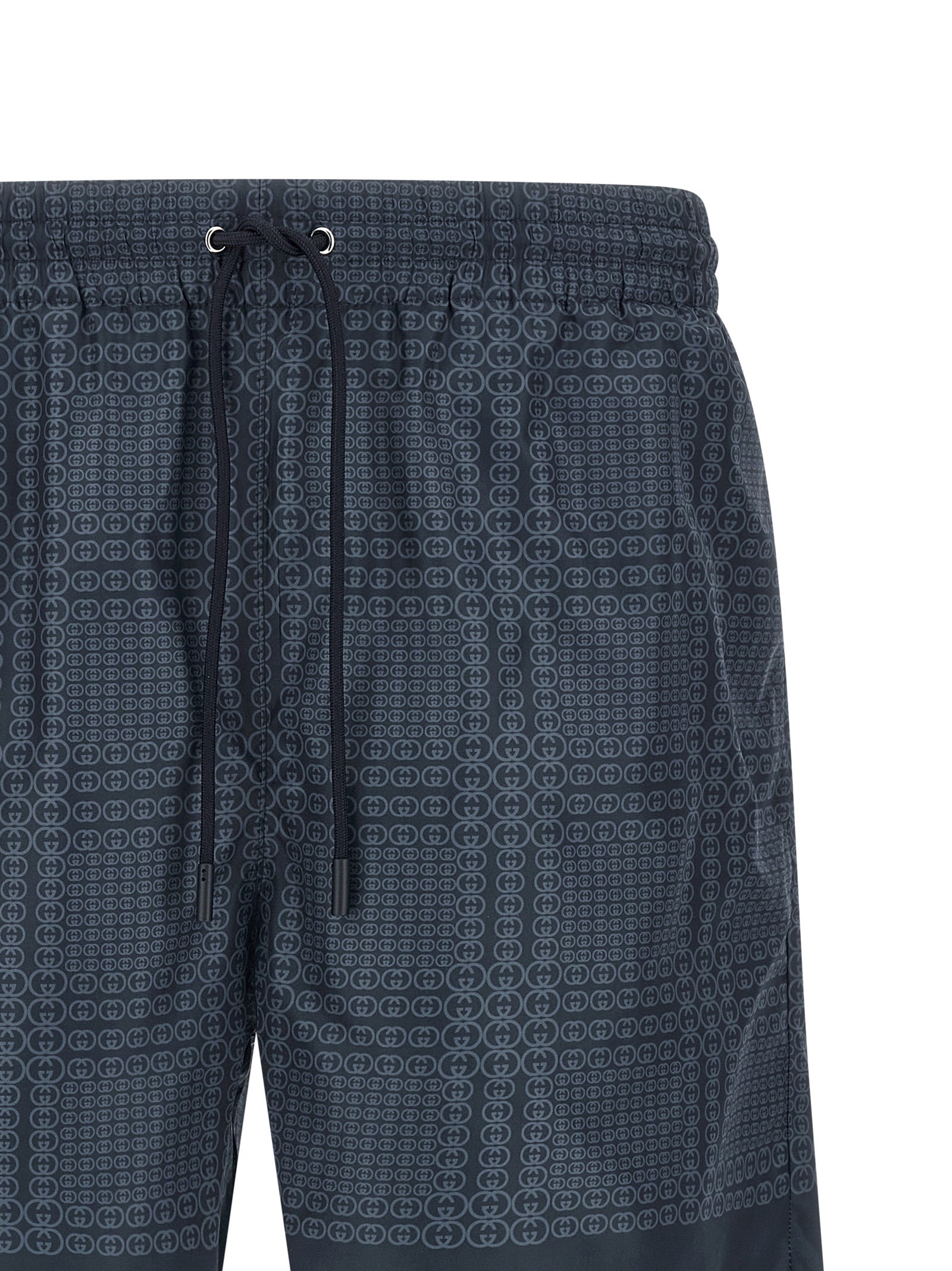 Gucci Blaue Badeshorts aus Polyester