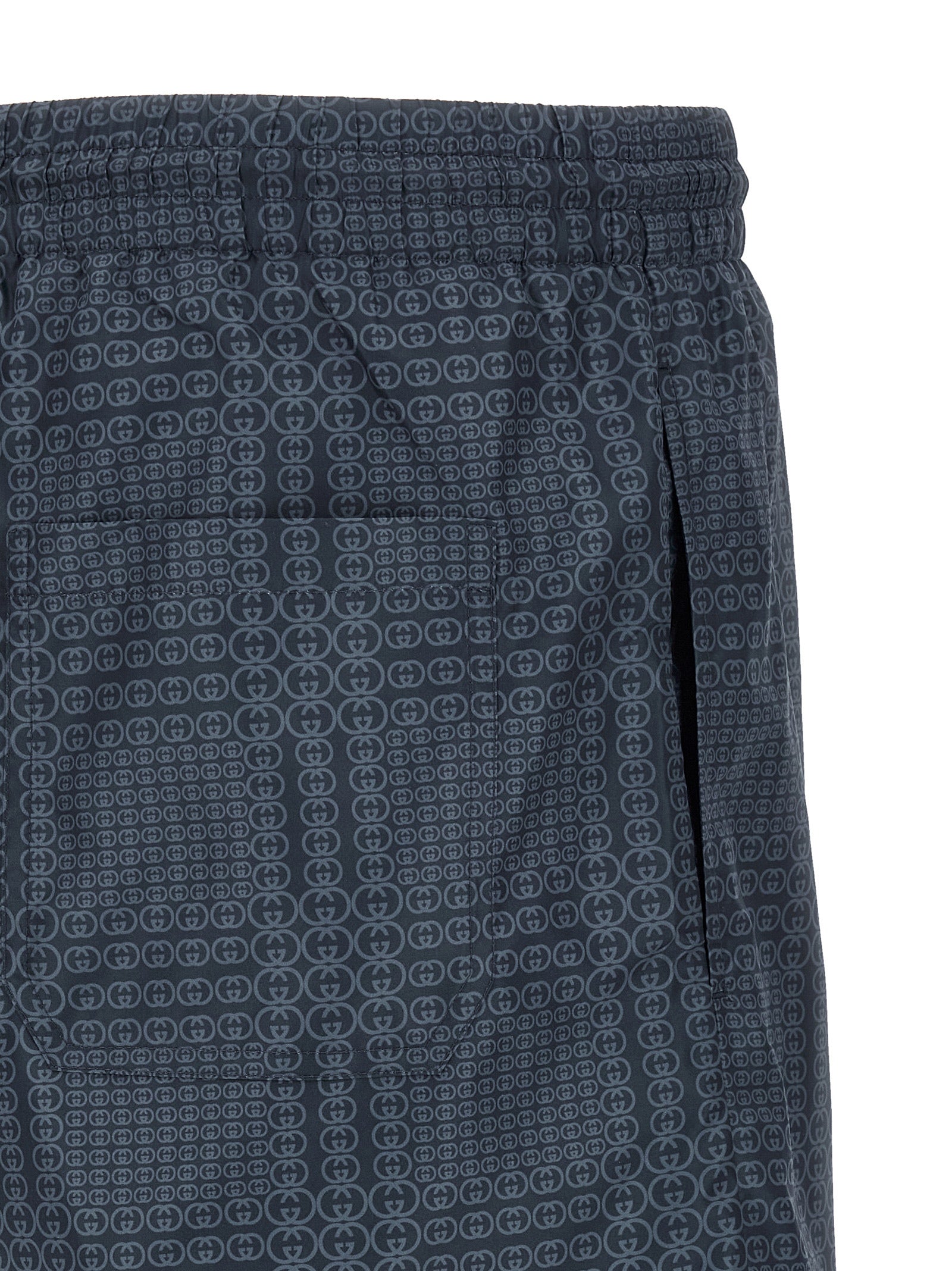Gucci Blaue Badeshorts aus Polyester