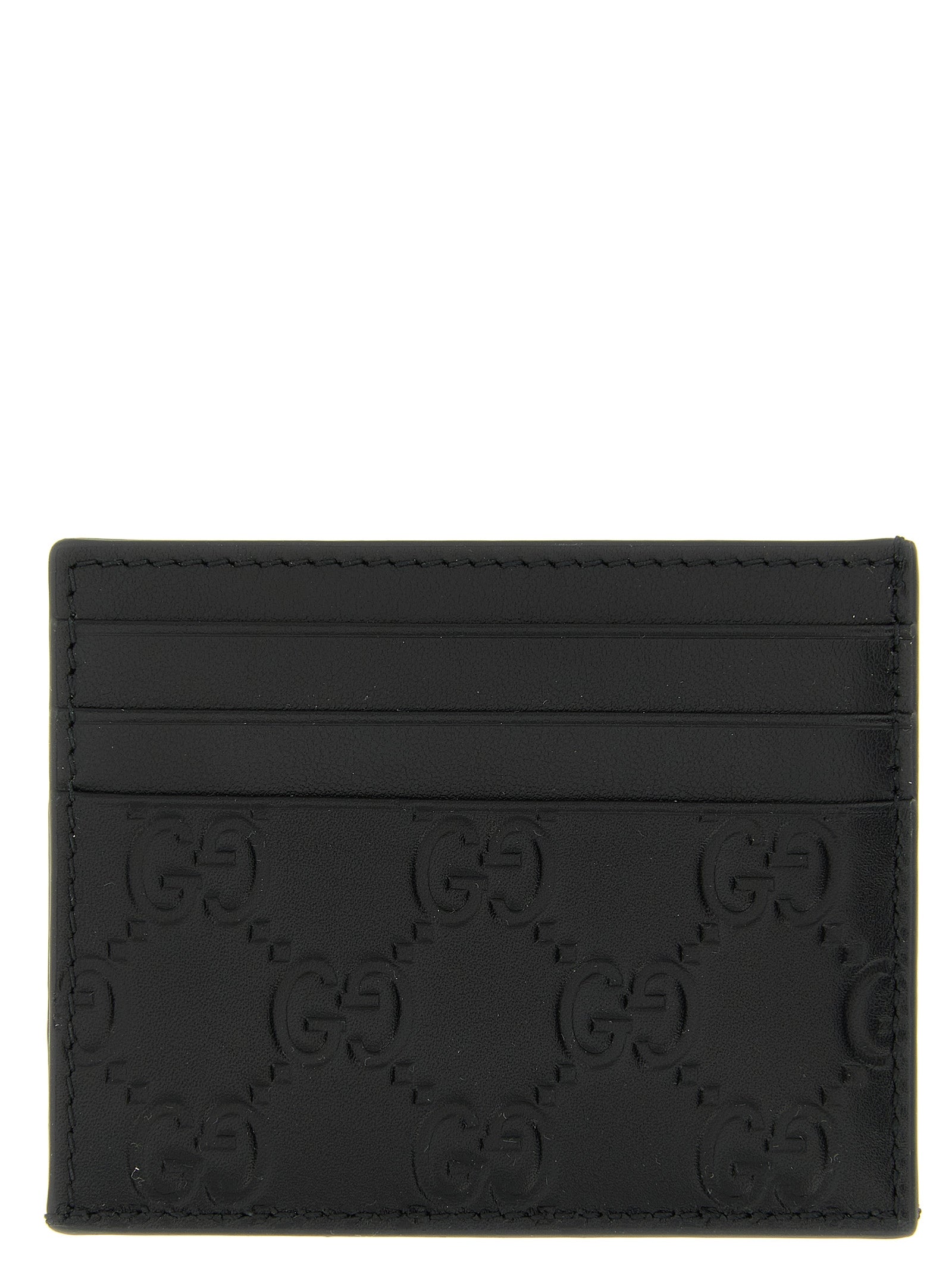 Gucci Schwarzer Kalbsleder-Kartenetui