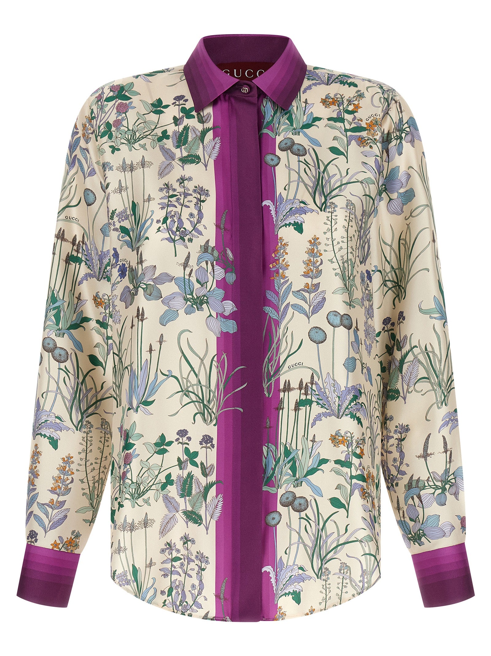Gucci Mehrfarbige Seidenbluse