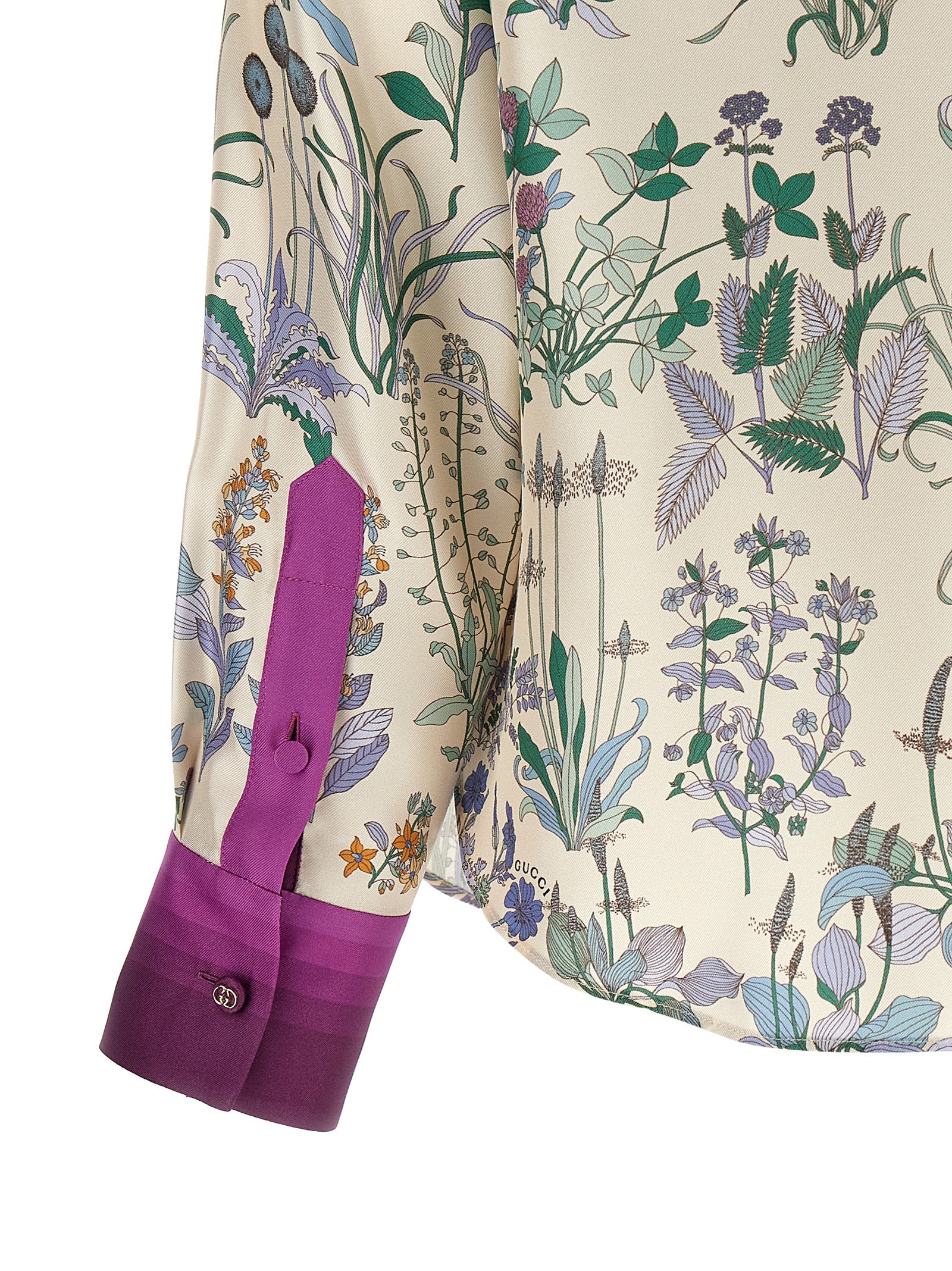 Gucci Mehrfarbige Seidenbluse