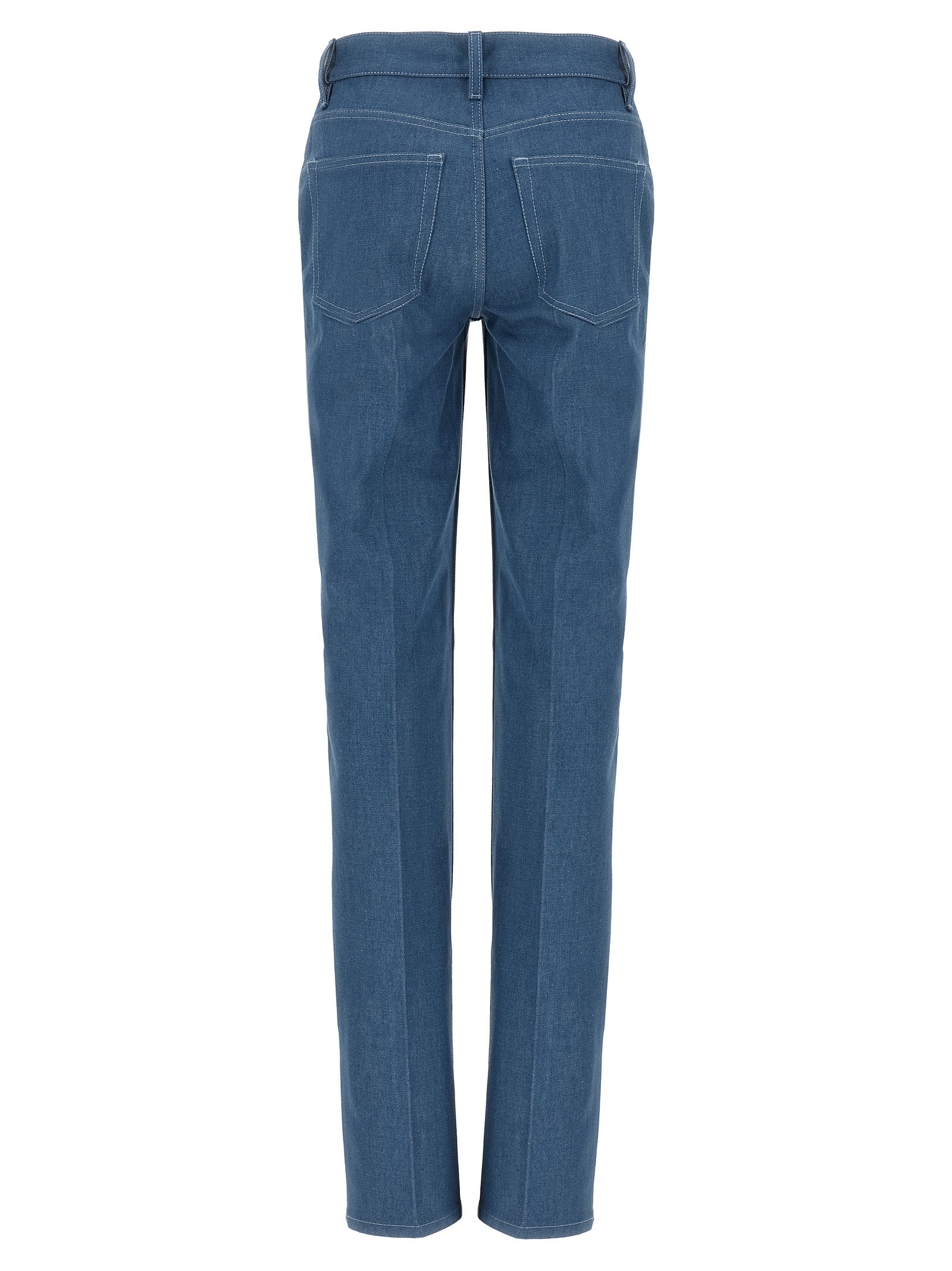 Gucci Blaue Jeans aus Baumwolle im geraden Schnitt